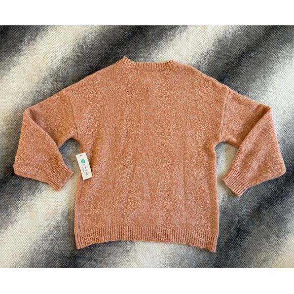 Stitch Fix Pink Clover Etienne Long Sleeve Blush Pink Pullover Sweater Size XL - Picture 2 of 12